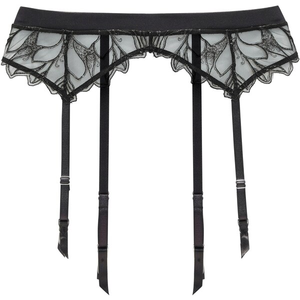 LASCANA Pančuchy s uchytením čierna 65655114