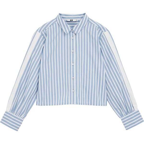 WE Fashion Blúzka svetlomodrá / biela 65882876