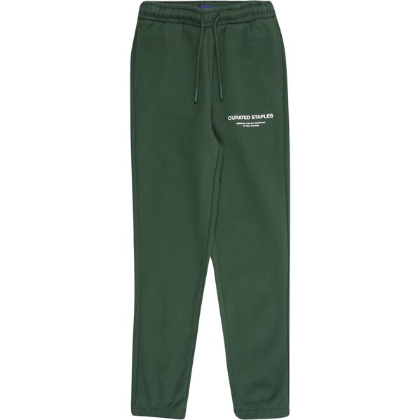 Only & Sons Junior Nohavice OSJCURATED tmavozelená / biela 65662547