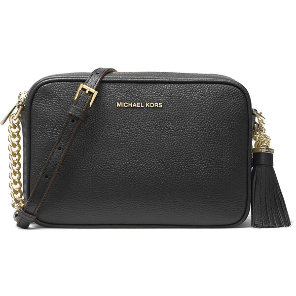Michael Kors Kabelka Ginny Leather Crossbody Bag Black 65204201