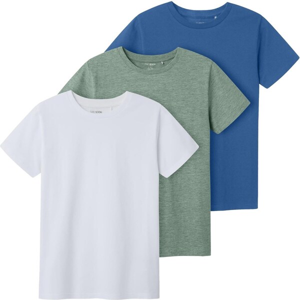 TWO SOON Tričko modrá / zelená / biela 65646065