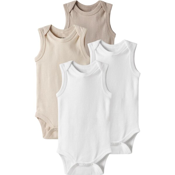 TWO SOON Body béžová / biela 66119741