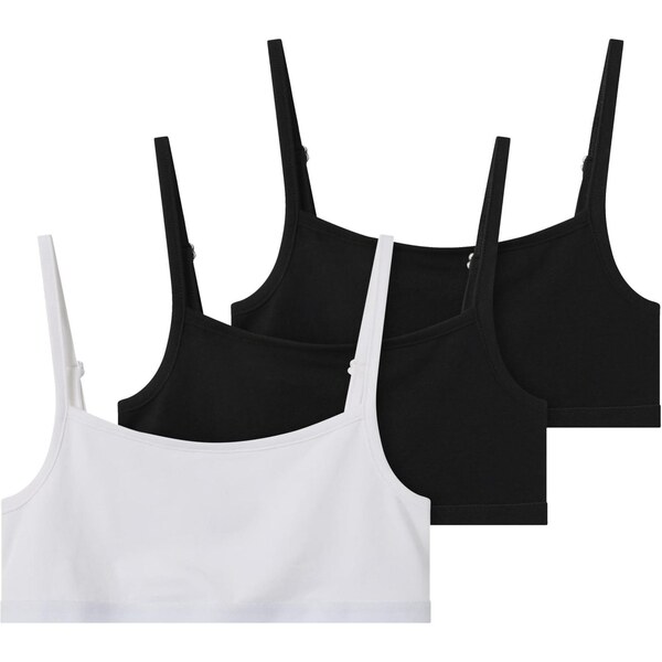 TWO SOON Podprsenka čierna / biela 65644889