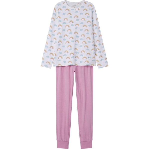 TWO SOON Pyžamo dymovo modrá / horčicová / ružová / biela 65644907