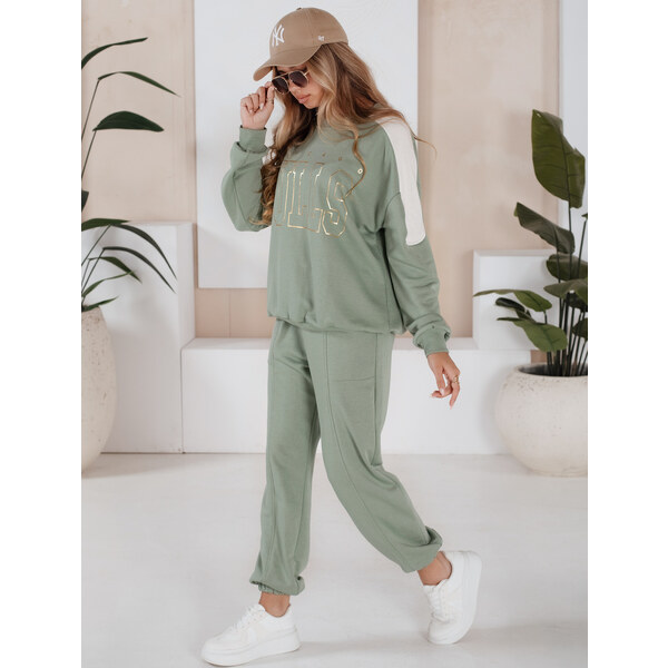 BASIC Mintová tepláková súprava BULLS AY0899 45531679