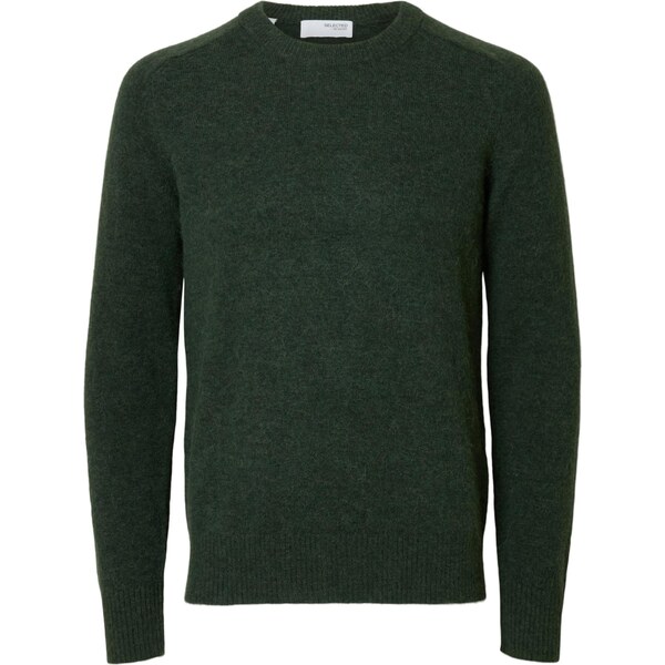 SELECTED Sveter SLHRAI tmavozelená 65204773