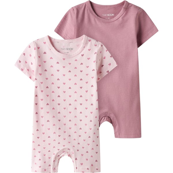 TWO SOON Pyžamo ružová / malinová 65651427