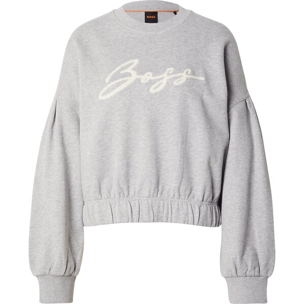 BOSS Mikina C_Easton sivá / biela 65890657