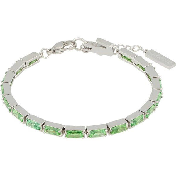 LACOSTE Náramok Duchess zelená / strieborná 65204696