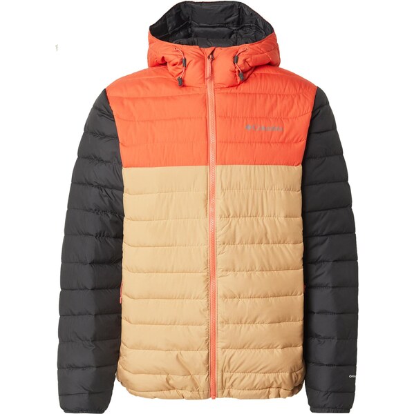 COLUMBIA Outdoorová bunda Powder Lite II béžová / oranžová / čierna 65376858