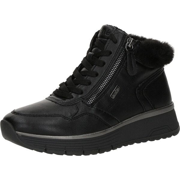 JANA Šnurovacie členkové čižmy čierna 65662709