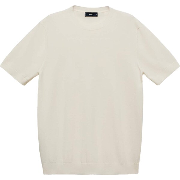 MANGO MAN Sveter ARRAONA šedobiela 65662633