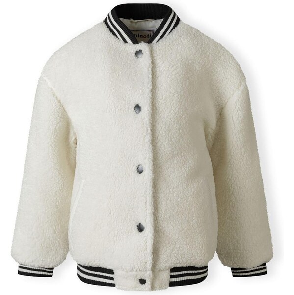 MINOTI Prechodná bunda čierna / biela ako vlna 65661098