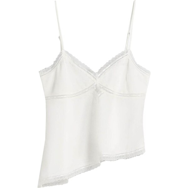 Bershka Top biela 65889252