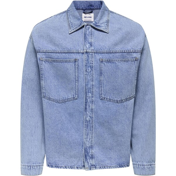 Only & Sons Prechodná bunda ONSEmil modrá denim 65861463