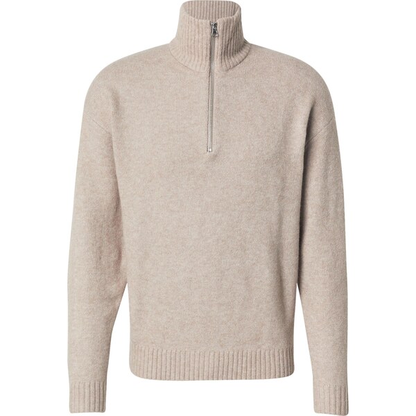 JACK & JONES Sveter JJESoho Ollie béžová melírovaná 65662526