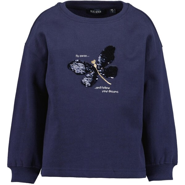 BLUE SEVEN Mikina námornícka modrá / zlatá / biela 65878701