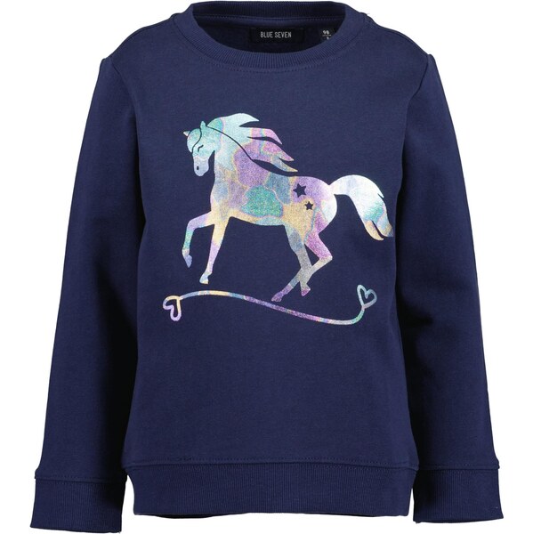 BLUE SEVEN Mikina ultramarínová / svetlomodrá / žltá / fialová 65878705