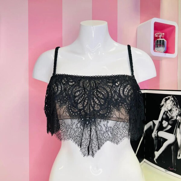 Victorias Secret Štýlová krajková braletka s nastaviteľnými ramienkami 65202644