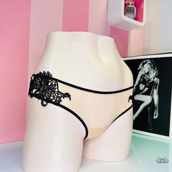 Victorias Secret Elegantné nohavičky s jemnou čipkou pre sofistikovaný 46574465