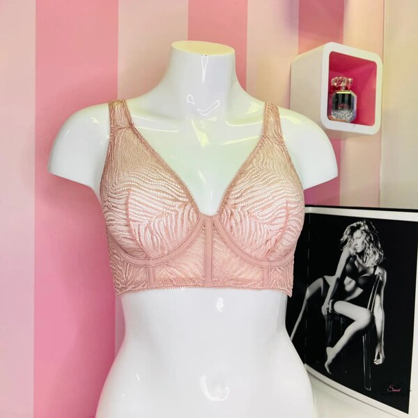 Victorias Secret Krásne podoprené poprsie s celo čipkovou podprsenkou 65202648