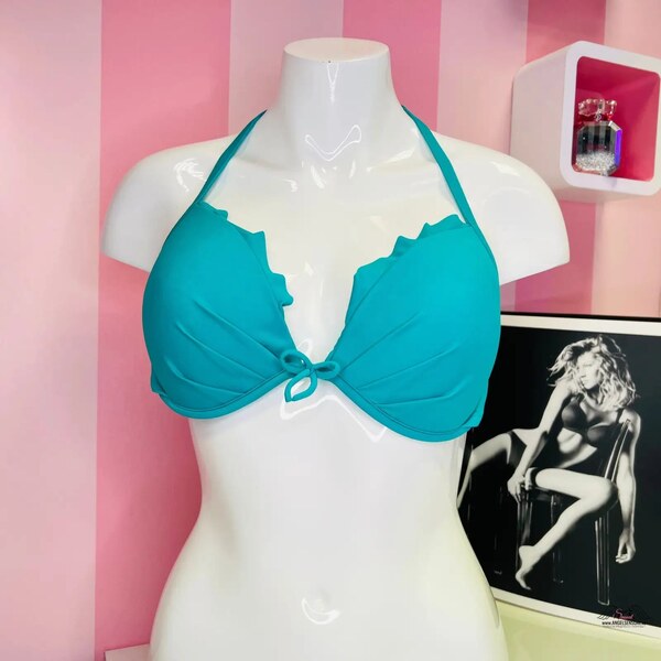 Victorias Secret Trendový plavkový top s pevnými košíčkami a 65202785