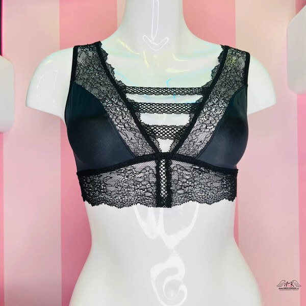 Victorias Secret Agent Provocateur: Čierna braletka s čipkou a 65202829