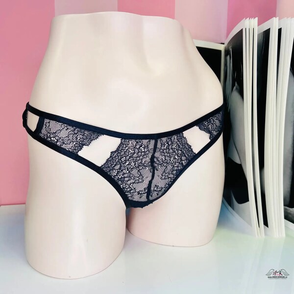 Victorias Secret Čipkové tangá 65202675