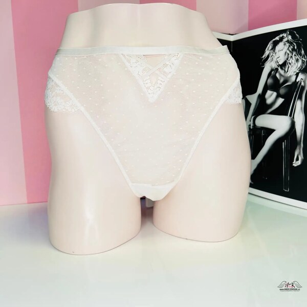 Victorias Secret Elegantné sieťované brazilky s vysokým pásom pre 65202733