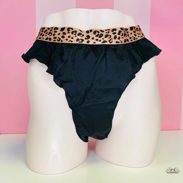 Victorias Secret Hodvábne tangá s vysokým pásom 65202822