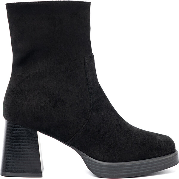 Shelvt Elegant black ankle boots on a stable heel 65208194