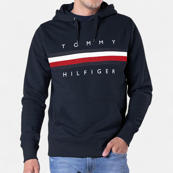 Pánská modrá mikina Tommy Hilfiger M56329 65210013
