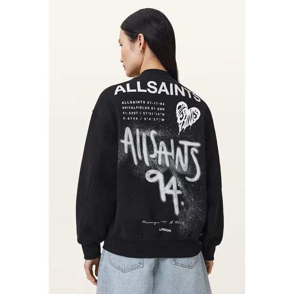 Bavlnená mikina AllSaints POSTER 65234168
