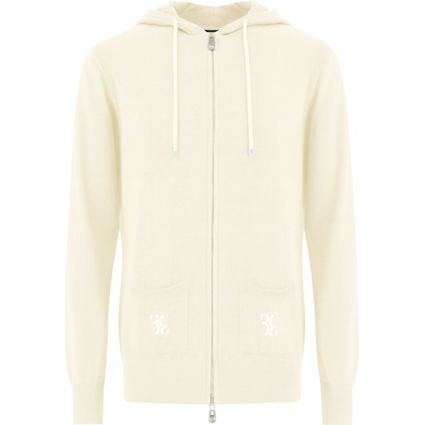 BILLIONAIRE Logo Zip White sveter 65210589