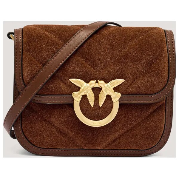 Pinko Crossbody kabelka LOVE BOX | semiš 64985277