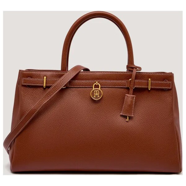 Tommy Hilfiger Kožená shopper kabelka AMERICAN ICON 64985063