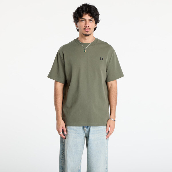 Tričko FRED PERRY Relaxed T-Shirt Laurel W Green M 65212955