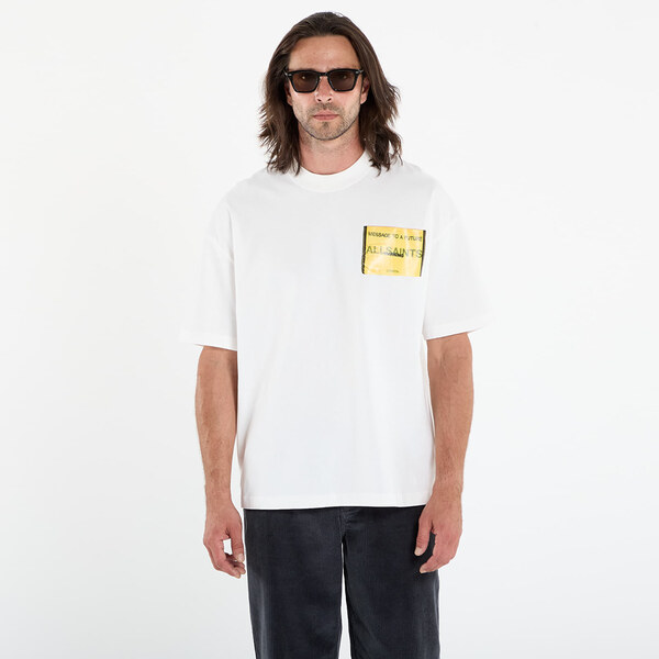 Tričko AllSaints Violation Ss Crew Chalk White S 65212964