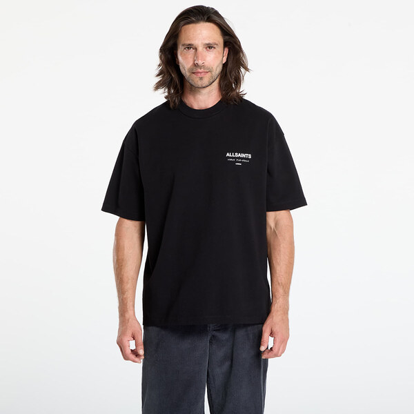 Tričko AllSaints Underground Ss Crew Jet Black S 65212962