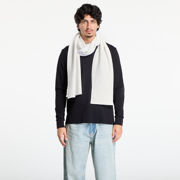 Šál Calvin Klein Emblem Aop Jcq Fine Scarf Khaki Universal 65212726