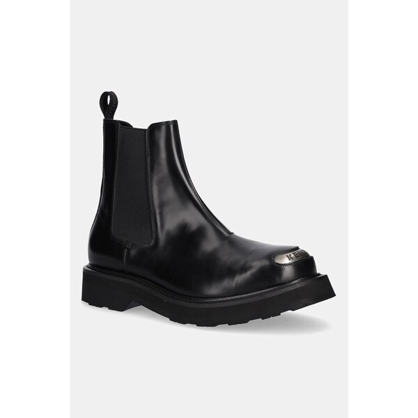 Kožené topánky chelsea Kenzo Smile Lace Up Boots 65213079