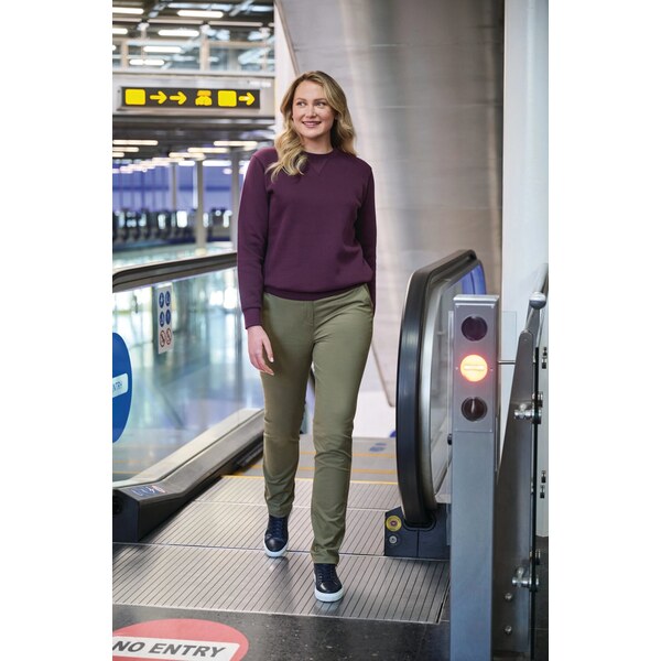 Dámske chinos nohavice Liberty Slim fit elastické Brook Taverner - 65213180