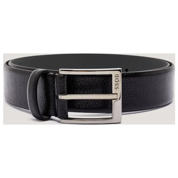 BOSS BLACK Kožený opasok Elloy-Gr 65051636