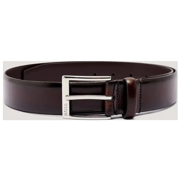 BOSS BLACK Kožený opasok 65051634