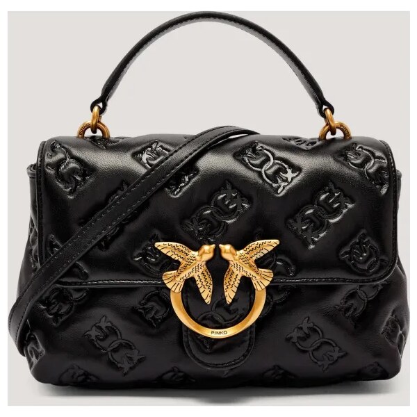 Pinko Kožený kufrík LOVE LADY PUFF MINI 65119935