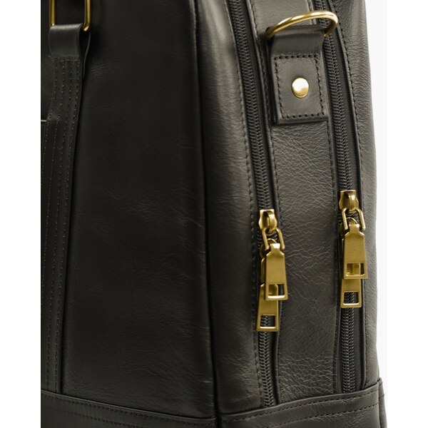 SOLIER Pánska kožená hnedá taška SL02 brown 3568608