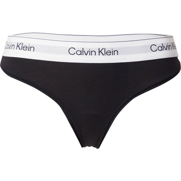 Calvin Klein Underwear Tangá čierna / biela 65052341