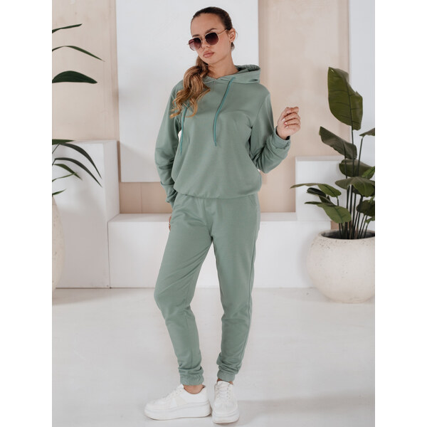 BASIC Mintová teplákovka s kapucňou MIGEL t AY0814 39358225