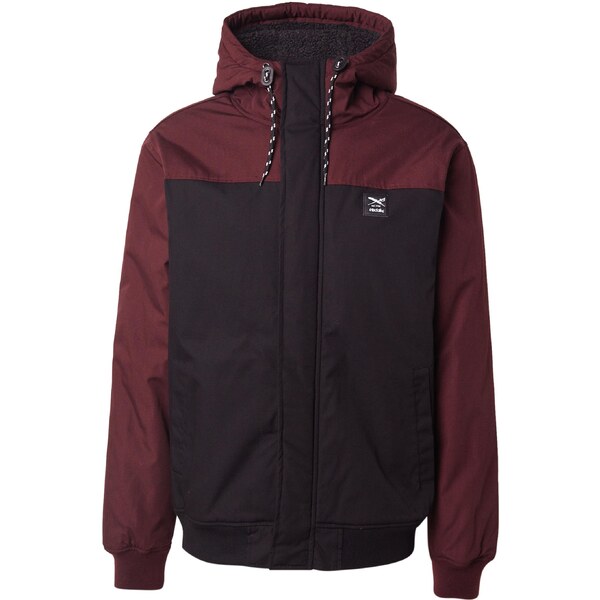 Iriedaily Prechodná bunda bordová / čierna 65882014