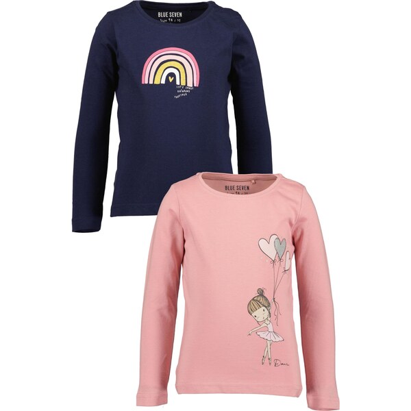 BLUE SEVEN Tričko tmavomodrá / zlatá žltá / antracitová / ružová 65843923